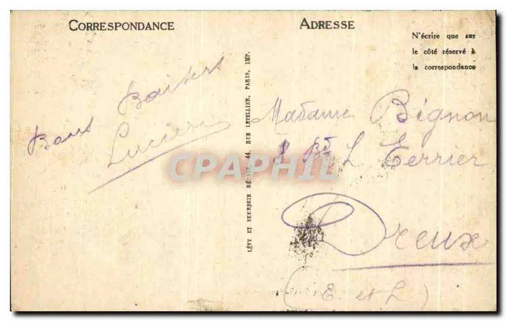 Chartres — A Porta Guilherme — LL - Verso