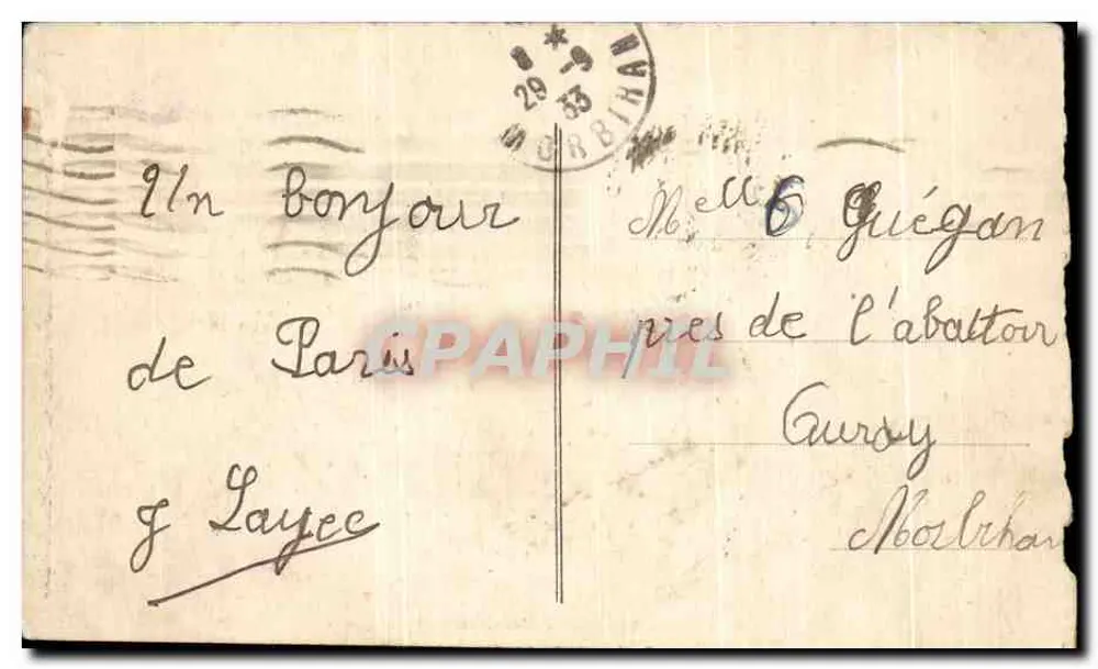 PARIS. — Notre-Dame e i Quais — editore sconosciuto, n. 349 - Verso