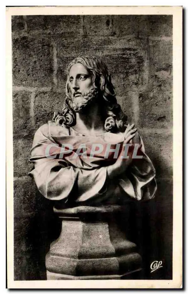 Busto de Jesus Cristo — Catedral de Sées — editor Cap, n°15 - Frente