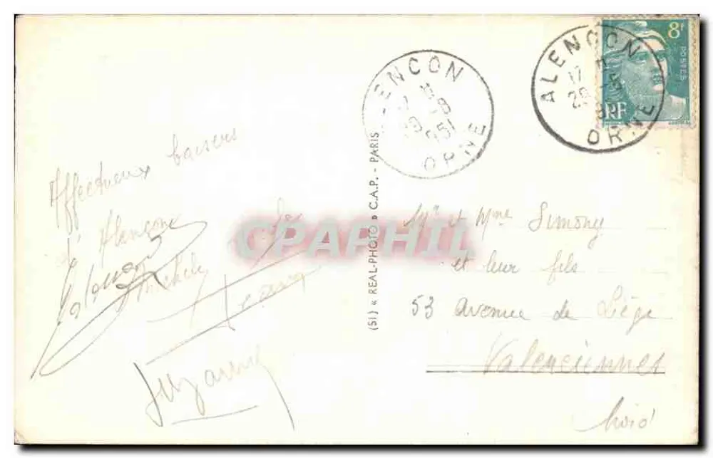 Alençon — Le Château des Ducs d'Alençon — éditeur ND. n°73 - Verso