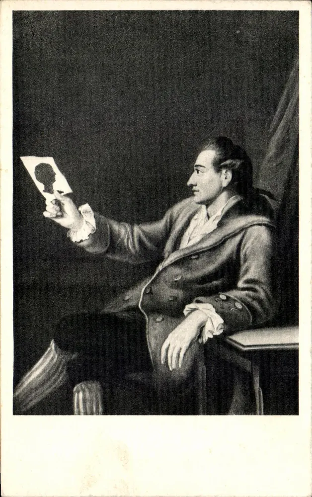 Goethe — Anna Amalia, Königin von Sachsen-Weimar — Portrait im Alter von 27 Jahren — Verlag Selbstverlag Frankfurter Goethemuseum - Vorderseite
