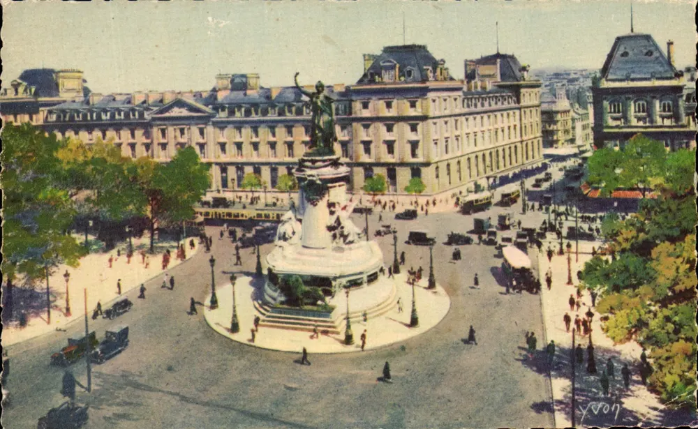 Place de la République — Paris — Éditions d'Art Tyvon - Frente