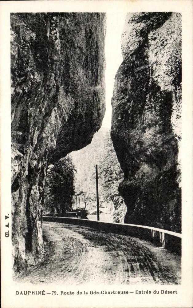 Dauphiné — 79. Route de la Grande Chartreuse — Eingang in den Wüsten — Cl.A.V. - Vorderseite