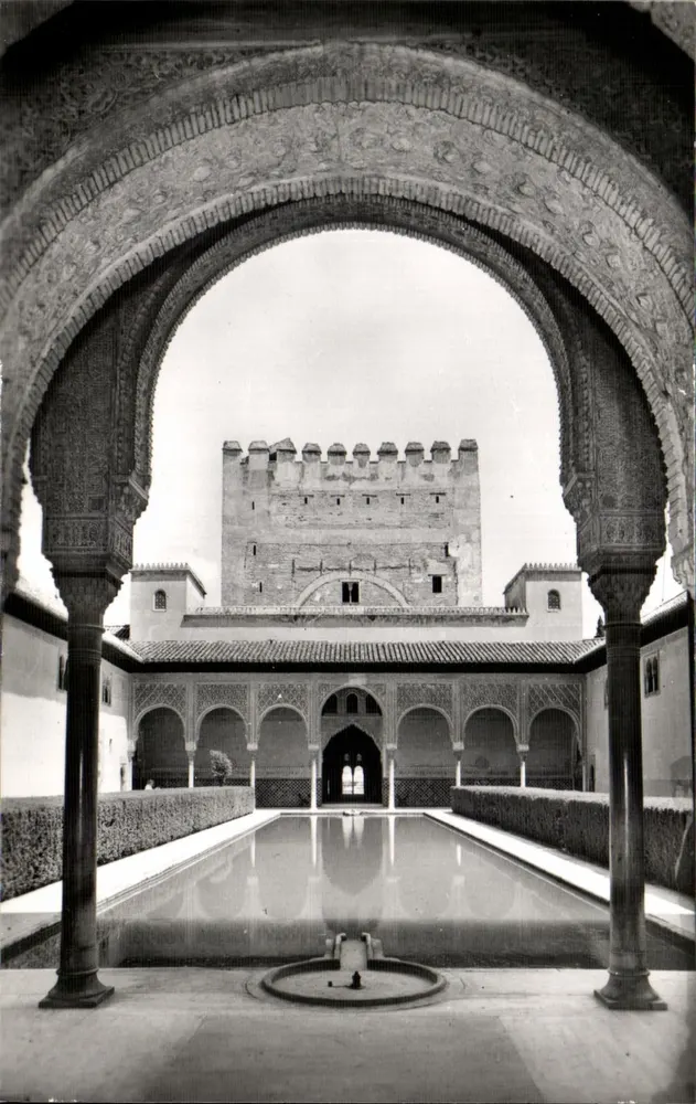 Alhambra — Patio de los Arrayanes — uitgever A. ZERKOWI - 2, Barcelona - Voorkant