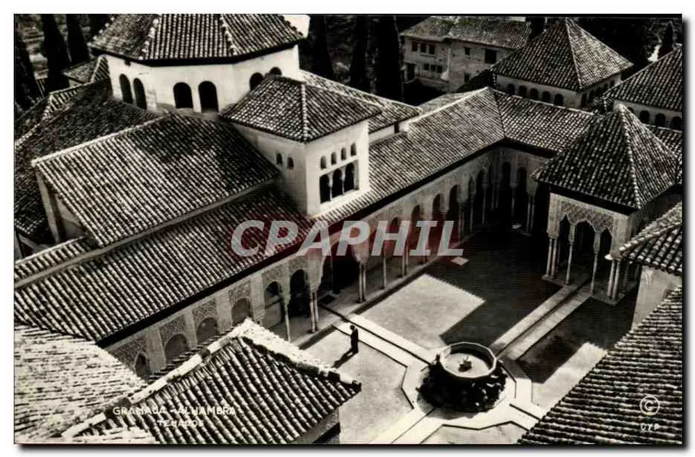 Alhambra - Tesoreros — widok z lotu patio — CYP - Awers