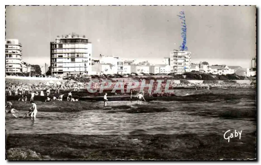 Praia de Biarritz — vista das praias e dos edifícios — Gaby - Frente