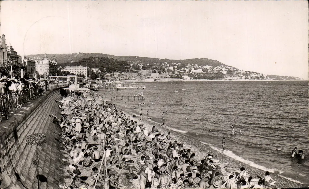 A Praia em Nice — Edição 'Les Tissus' — Decreto - Frente