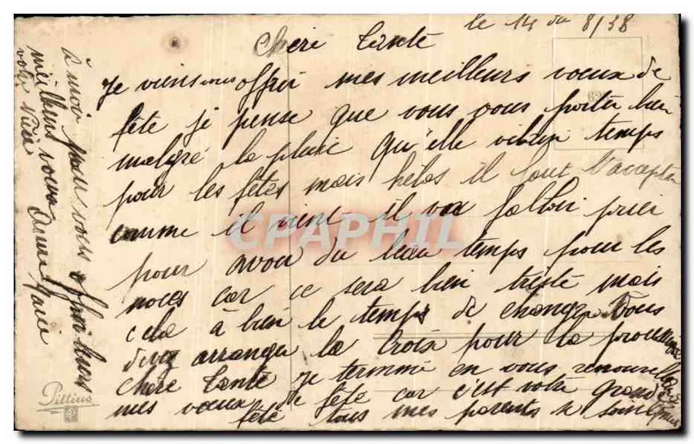 Rosas — Boa festa — Pittinus - Verso