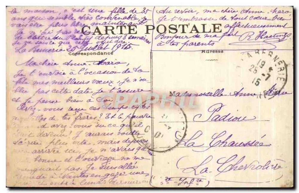 La Bernerie (L.-Inf.) — Panorama de la plage — Phototypie Passellier, n° 1687 - Verso