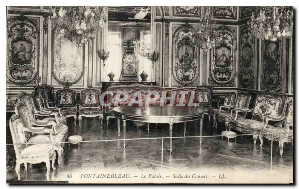 Fontainebleau — Le Palais — Salle du Conseil — LL. n°46 - Vorderseite