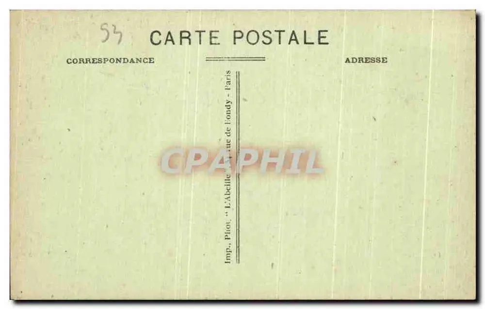 A Abadia de SAINT-DENIS - A Abside — editor: A. PAPILLE, PARIS - Verso