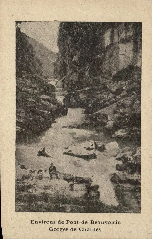 Gorges de Chaillles — Umgebung von Pont-de-Beauvoisin — Verleger unbekannt - Vorderseite