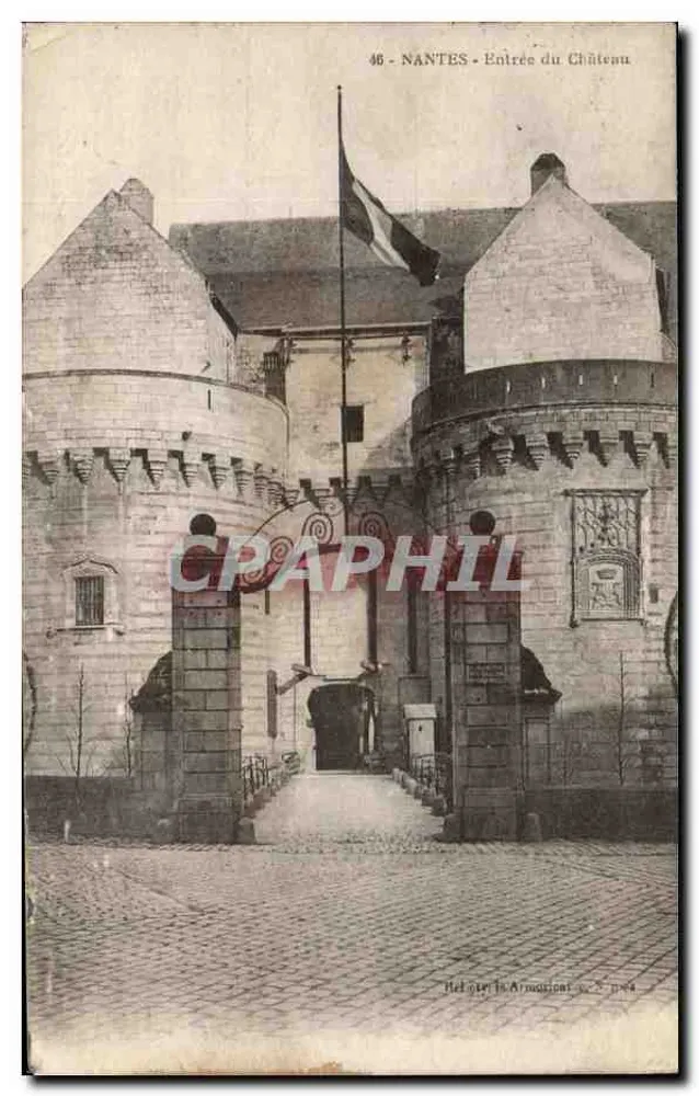 NANTES - Invoer van het Kasteel — Helot, l'Armoricain, n° 46 - Voorkant