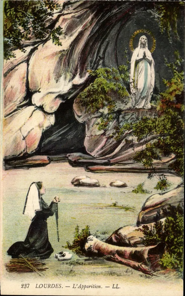 Lourdes — A Aparição — LL. n°237 - Frente