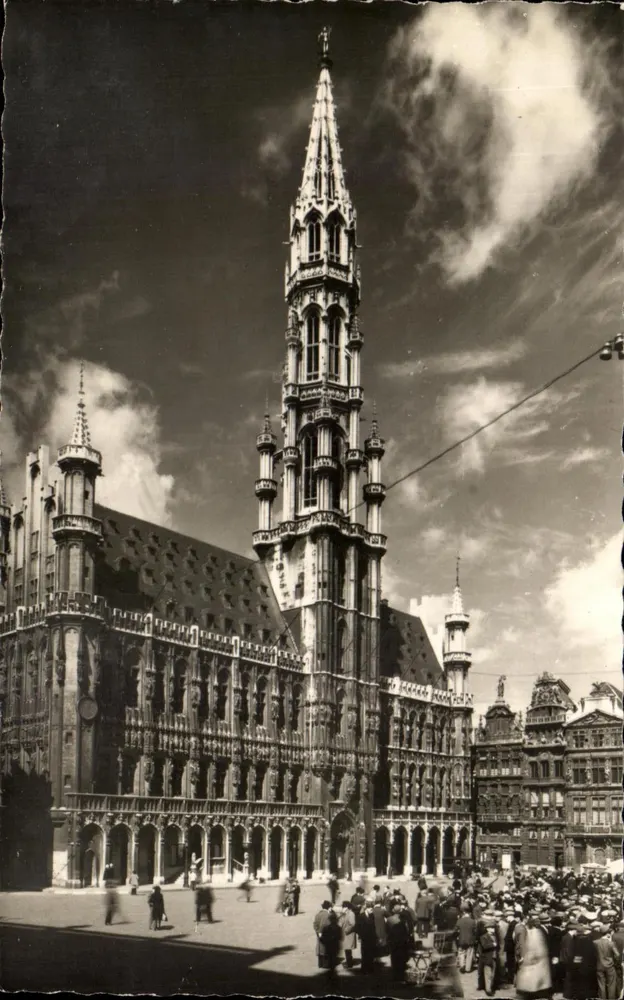 Bruxelas - Palácio da Cidade — Photobrom S.P.R.L. n°4 - Frente