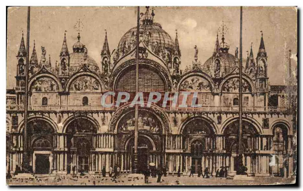 Veneza — Basílica de São Marcos — editor desconhecido, número de série 24188 - Frente
