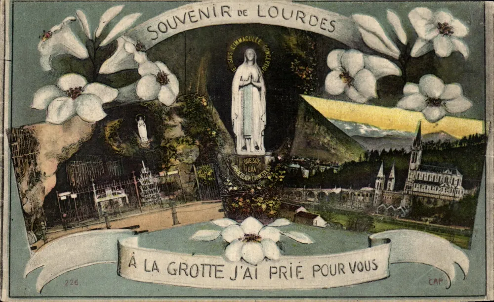 Lourdes — Erinnerung an Lourdes — CAP, n° 226 - Vorderseite