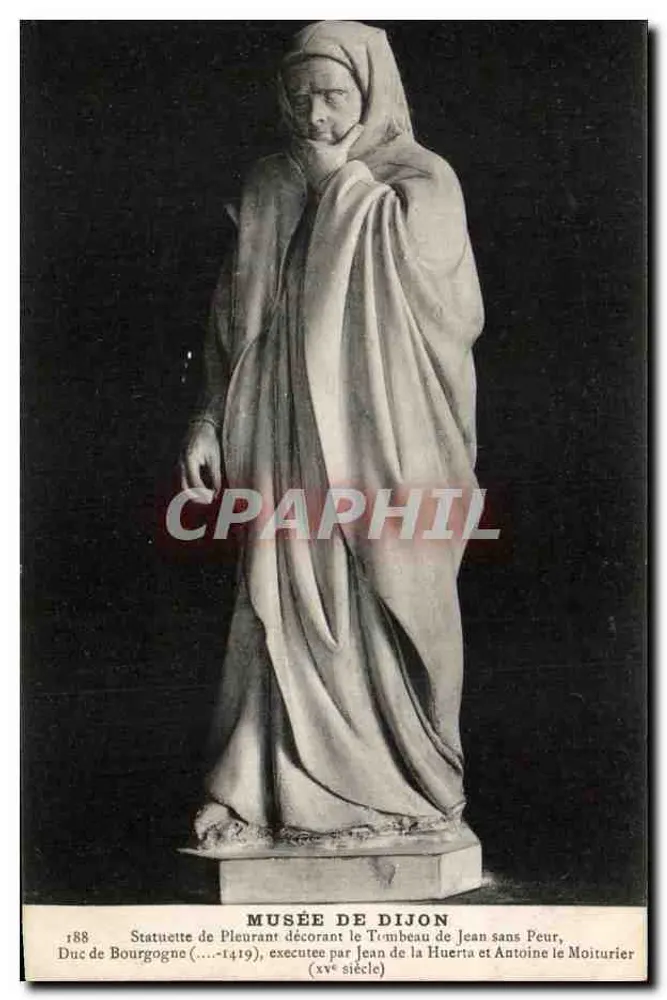 Statue von Jean sans Peur — Museum Dijon — unbekannter Verlag, Nr. 188 - Vorderseite