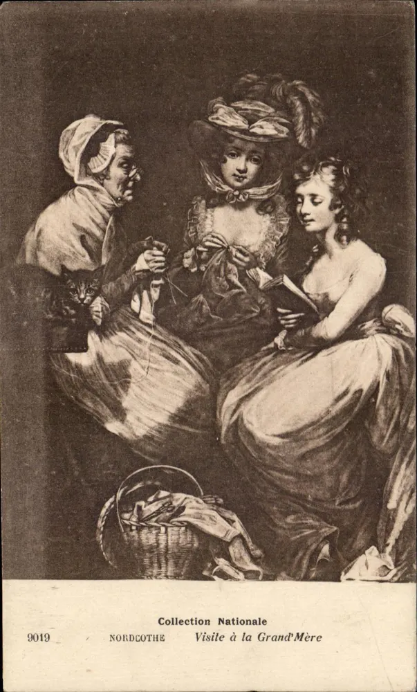 Besuch bei der Großmutter — Nationale Sammlung — Nordcothe, n° 9019 - Vorderseite