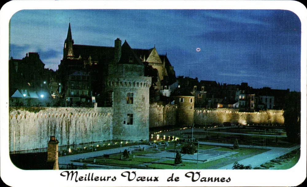 Vannes — Vista noturna dos muros — Editions JOS - Frente