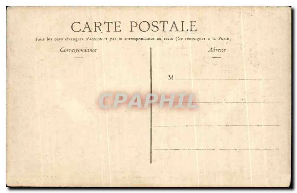 Rue d'Albert (Somme) — ruines après la guerre — éditeur 'GEO.' n° XXXIX, datée 1914 - Achterkant