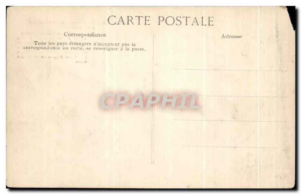 Paris — Arc de Triomphe — éditeur anonyme, n° 4335 - Verso