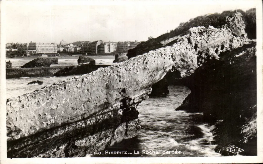 Biarritz — La Roche percée — G.H.V. n°148 - Awers