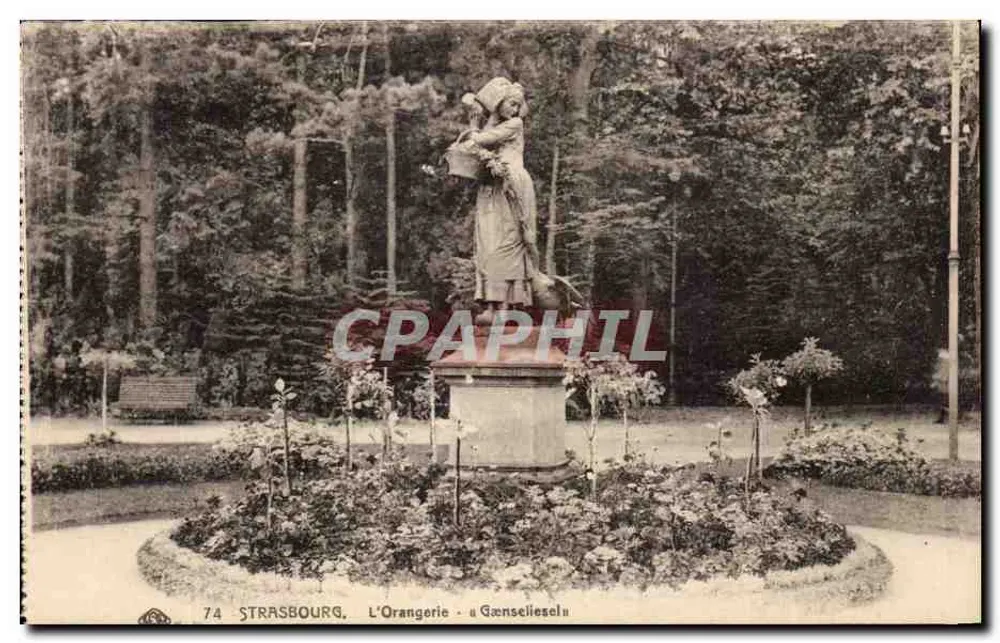 Strasbourg - A Orangerie - A Gaenseliesel - Frente