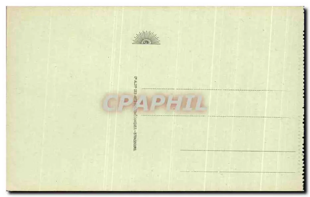 Straßburg - Ansicht von La Petite France — Verlag Dr. Alain des Arts - Straßburg, Nr. 95 - Rückseite