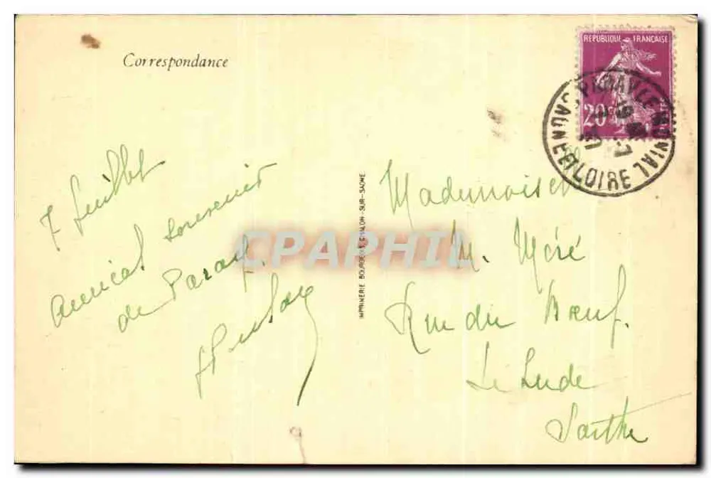 Paray-le-Monial — La Basilique - Verso