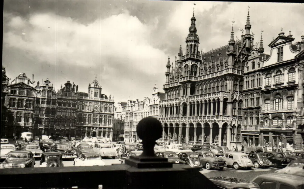 Brüssel - Ecke der Grand'Place — Verlag: Phototypie Bruxelles, Nr. 36 - Vorderseite