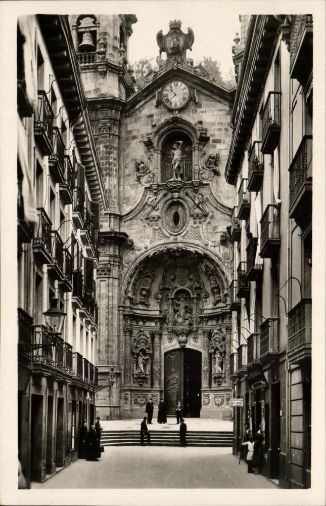 San Sebastien — Kirche Santa Maria — Foto Galarza, V. Pradera - Vorderseite