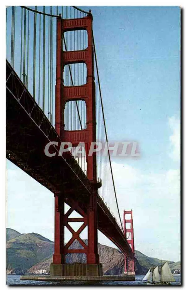 Golden Gate Bridge — San Francisco, Kalifornien — veröffentlicht von Rudolf Mayer, Menlo Park - Vorderseite