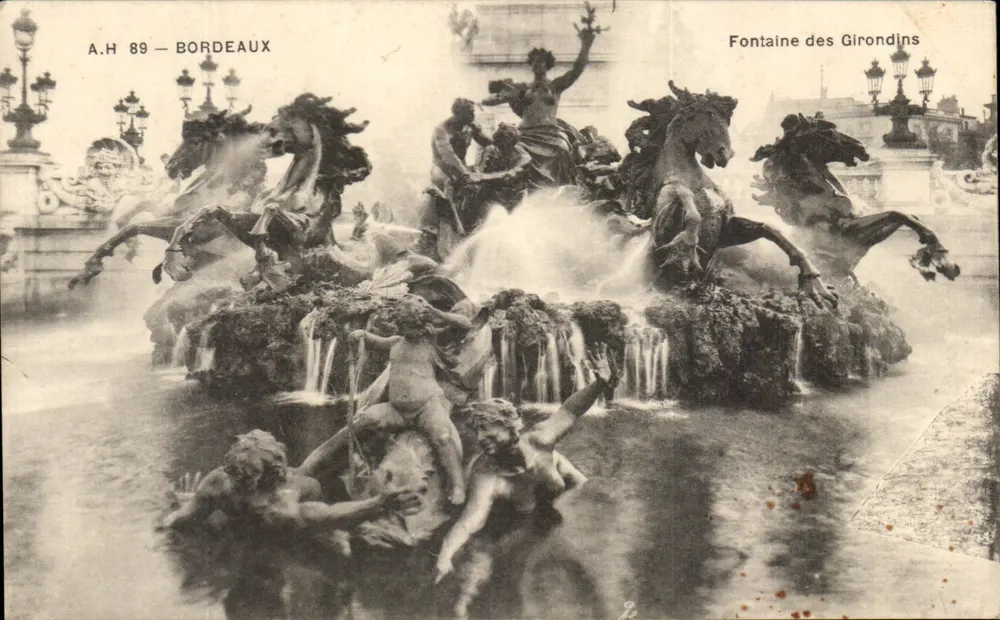Fontaine des Girondins — Bordeaux — A.H. 89 - Vorderseite