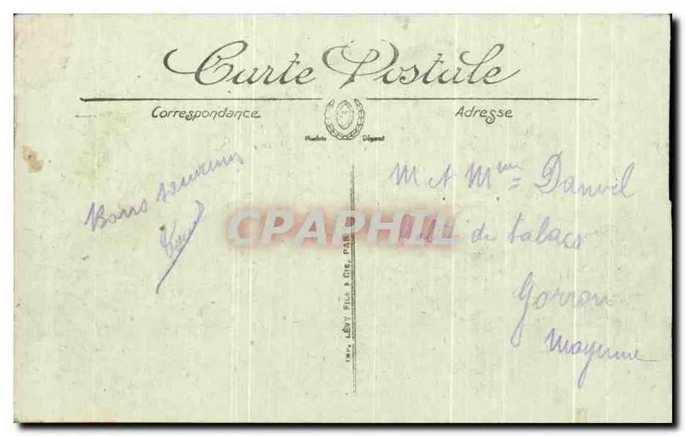 Le Havre — O Museu de Belas Artes — LL. n°183 - Verso