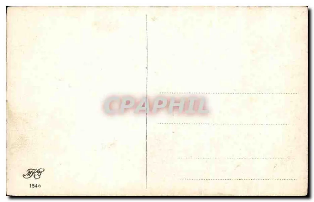 Cena de praia — três pessoas sob árvores — editor M.R. n°1546 - Verso