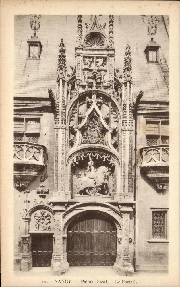 NANCY — Palácio Ducal — O Portal - Frente