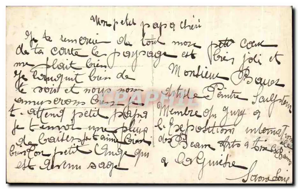 Der Traum nach Ed. Detaille — General Castelnau — A.G. - Rückseite
