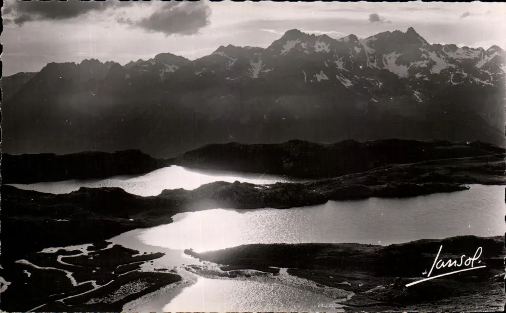 L'Alpe d'Huez (Isère) — See Besson und See Noir — Éditions Photographiques Jansol, Chambery - Vorderseite