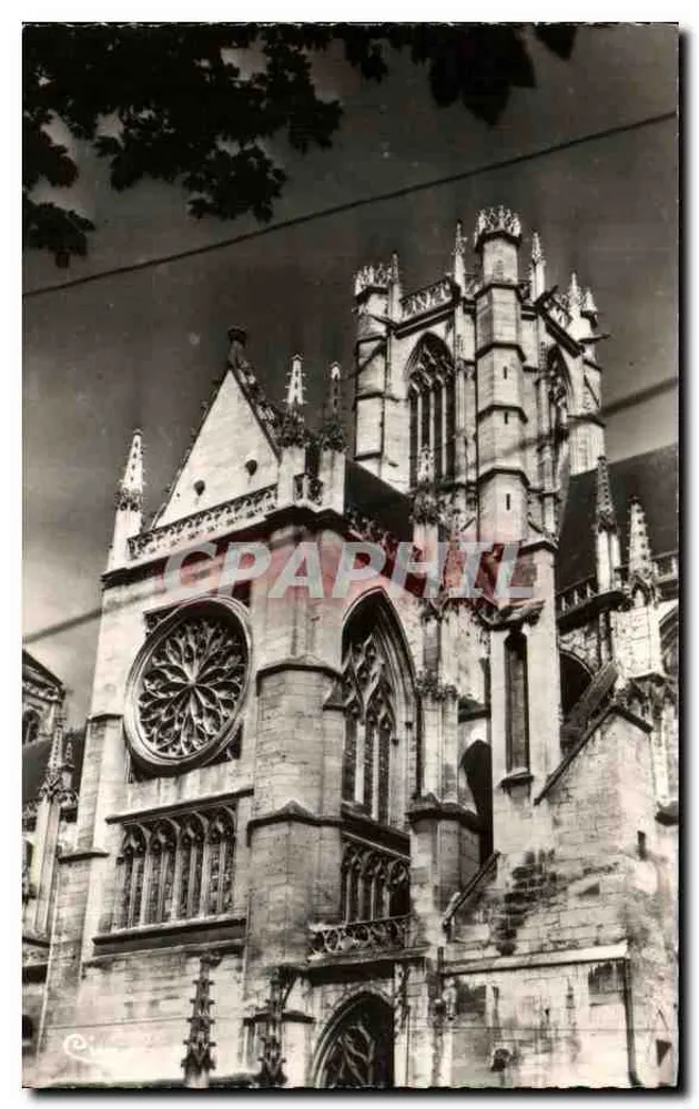 Évreux (Eure) — Die Kathedrale — Die Rosefenster — Südseite — Combiér Imprimeur - Vorderseite