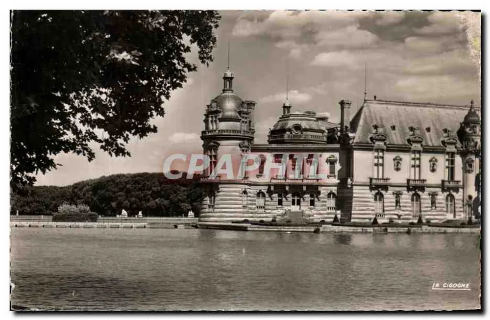 Chantilly (Oise) — A Vista do Castelo do Lado Nordeste — J.R. CIGOGNE - Frente
