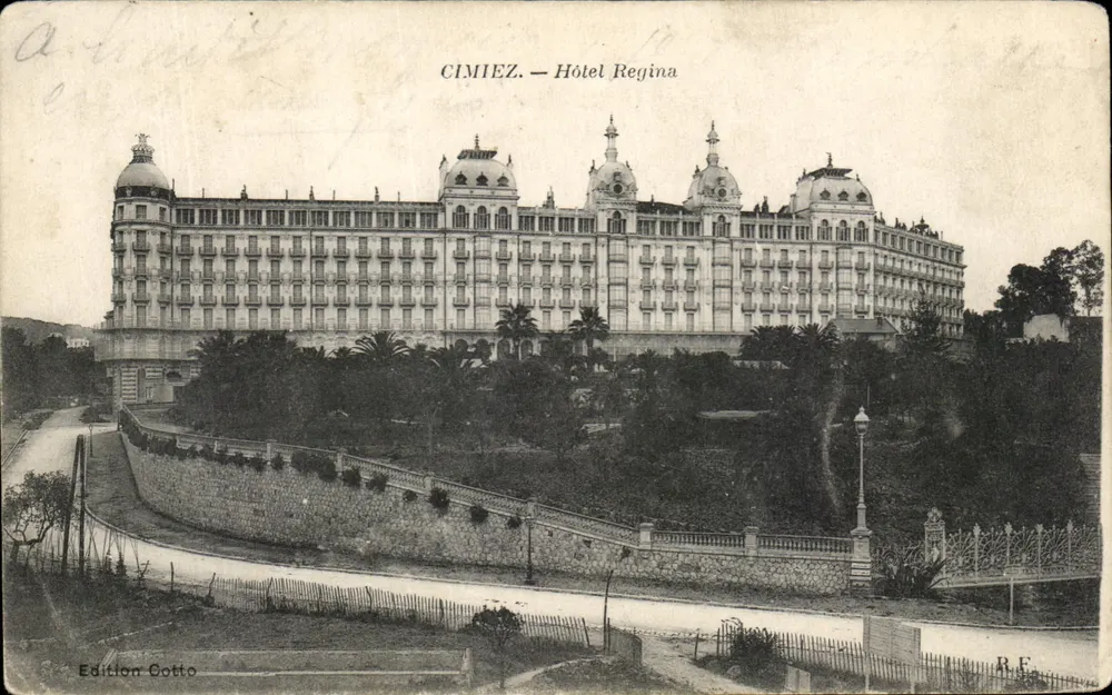 Cimiez — Hotel Regina — Edição Cotto - Frente