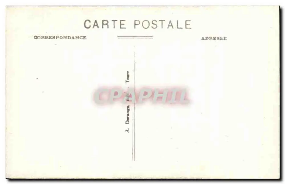 Tours (Loire-et-Loire) - A Torre Saint-Martin, XII e XIII séculos - R.D. - Verso