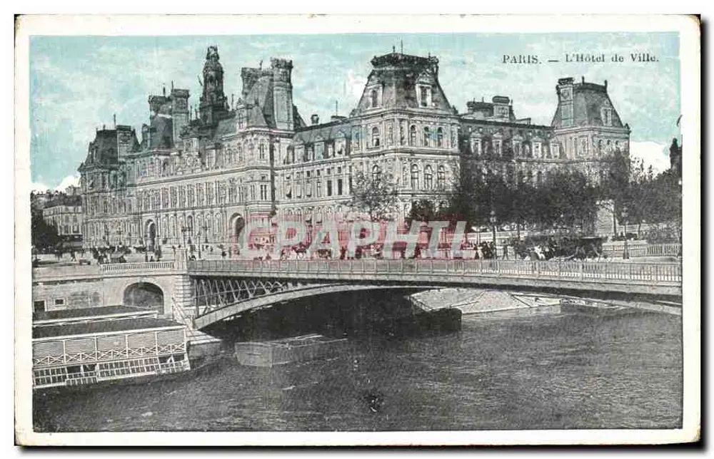 Paris — A Prefeitura — Editora: Edições L'Officiel de la Photographie - Frente