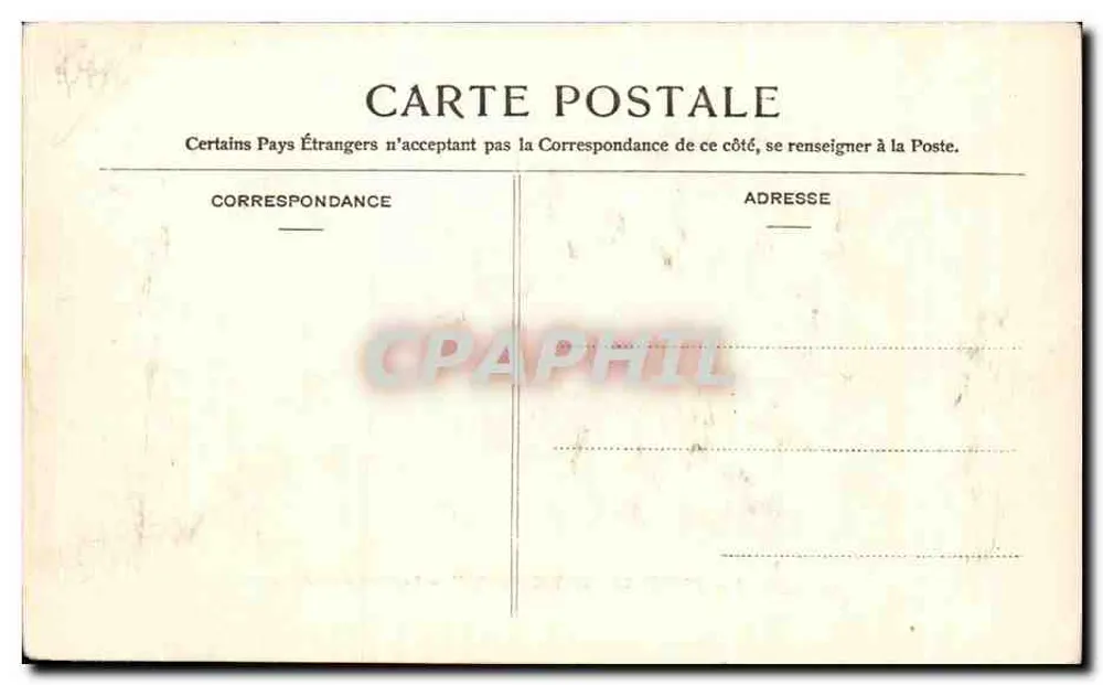 Palast von Fontainebleau — Die Hof der Abschiede — n° 27 - Rückseite