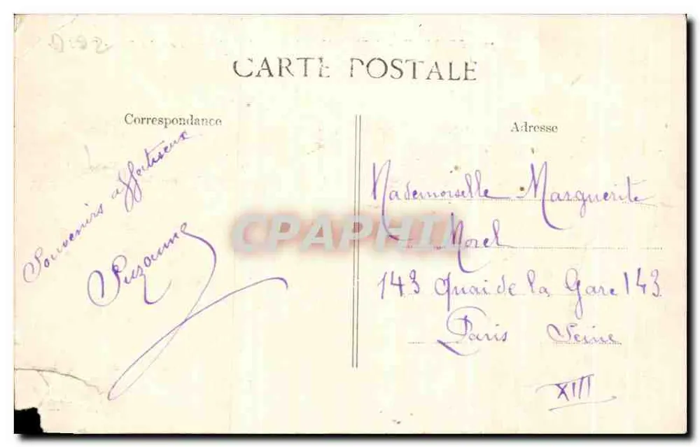 Bellevue-Meudon — Der Park des Observatoriums — Die Druidenstele — Verlag EJP, n°36 - Rückseite