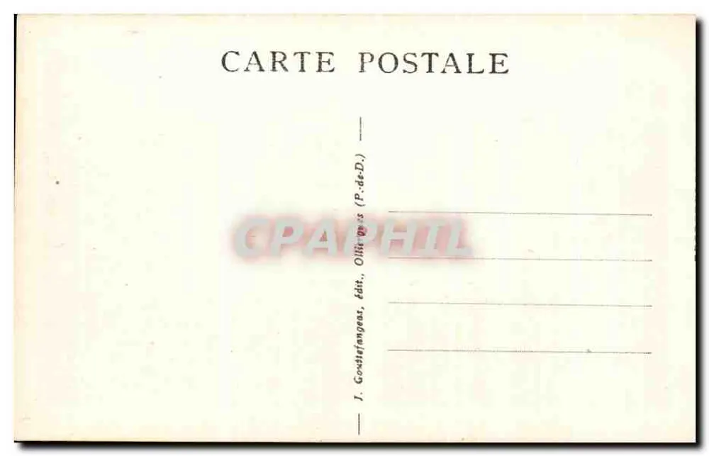 Le Mont-Dore — Vista geral — G. D'O. ~ 1518 - Verso