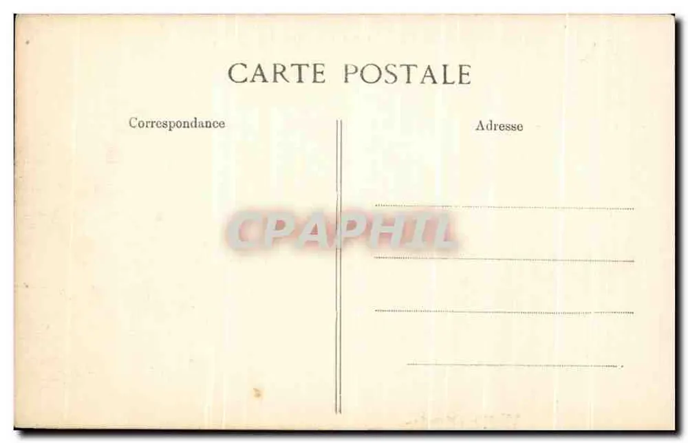 Palácio de FONTAINEBLEAU — Facha da Casa — Grand-Bazar, Grande Rue — Fontainebleau - Verso