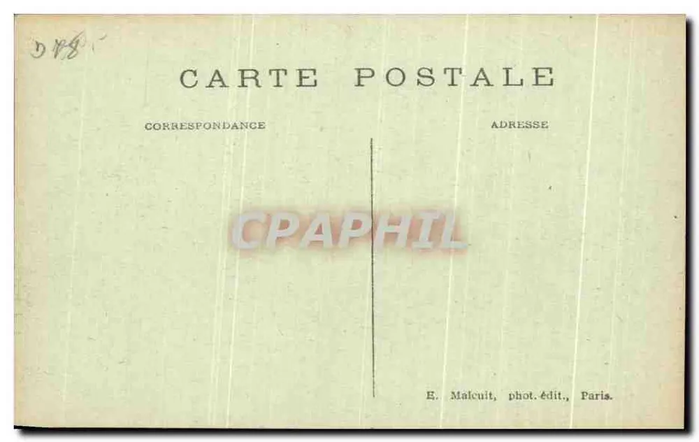 Vale de Chevreuse (S.&O.) — Castelo de DAMPIERRE — Fachaça Sul — E.M. - Verso