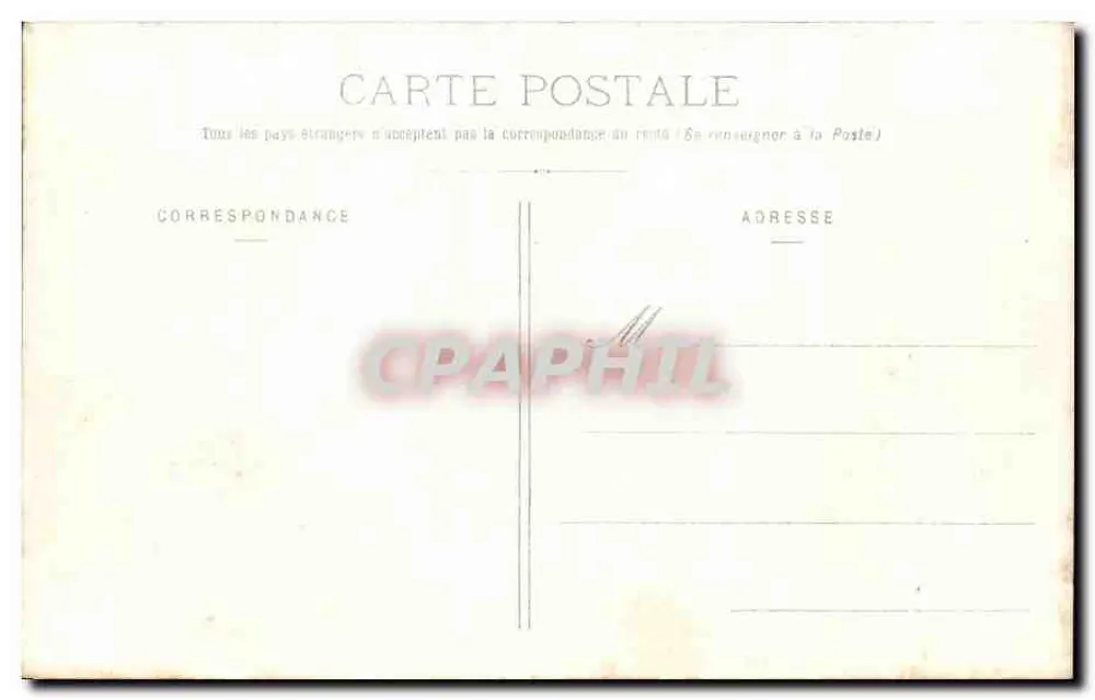 Château-Landon - Ruinen der Abtei und Tor des 18. Jahrhunderts — Verleger unbekannt, Serie 801 - Rückseite